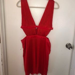 Red night dress from Bebe size L.